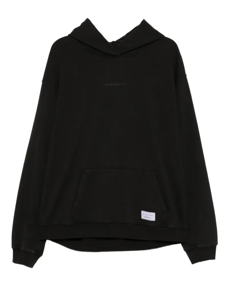 IH NOM UH NIT Hoodie mit Logo - Schwarz Schwarz