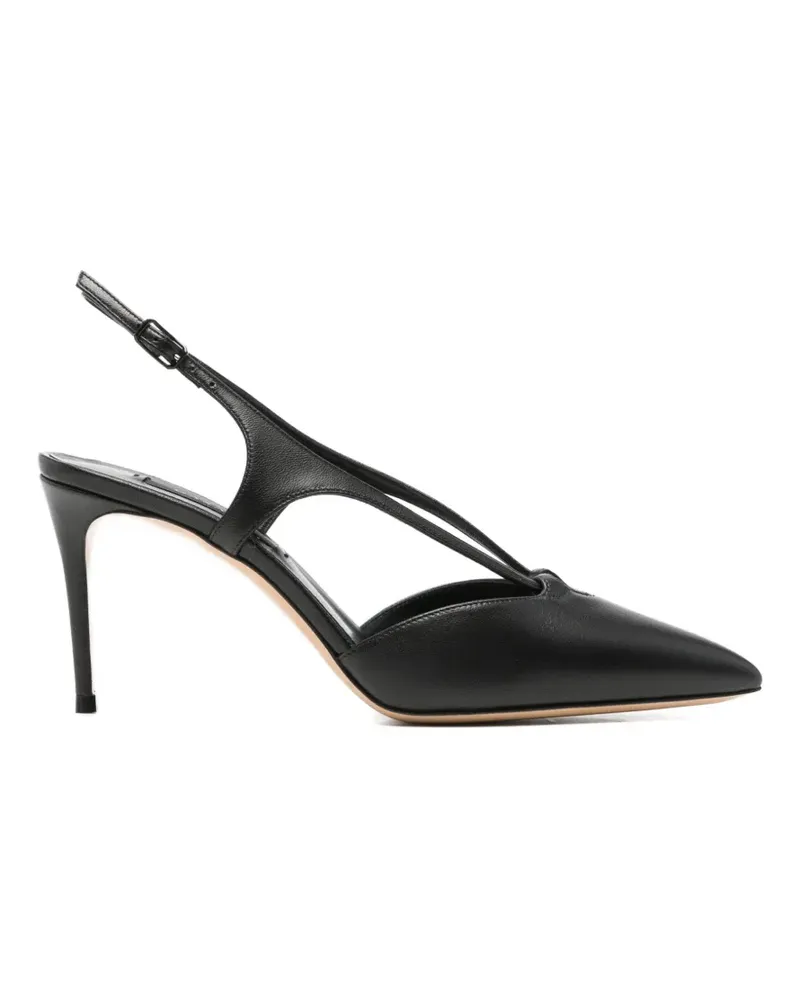 Casadei leather slingback pumps - Schwarz Schwarz