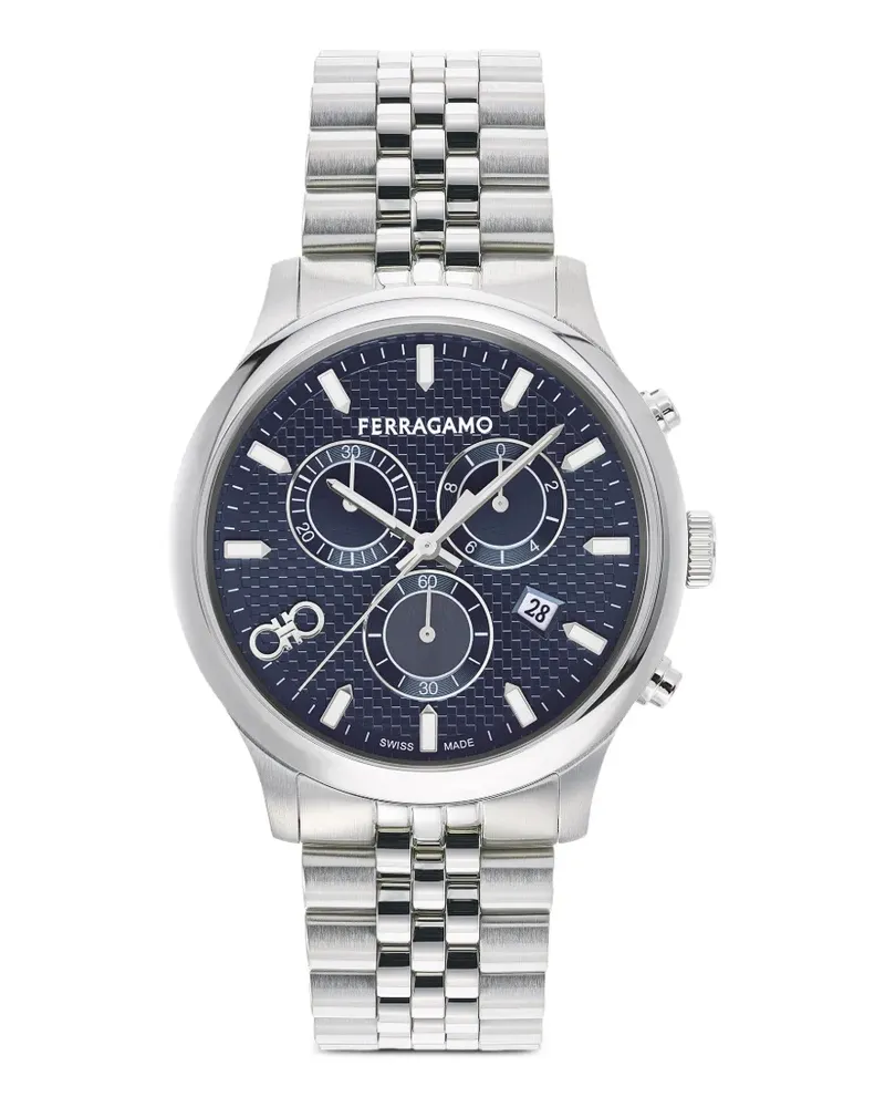 Ferragamo 43mm Duo Chrono watch - Blau Blau