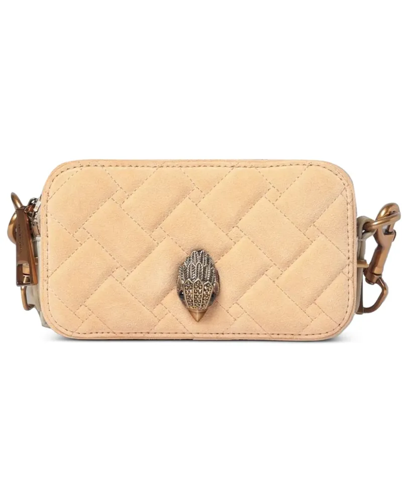 Kurt Geiger Gesteppte Schultertasche - Nude Nude