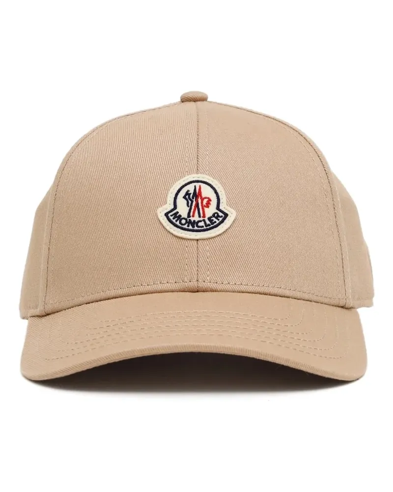 Moncler logo-patch baseball cap - Nude Nude