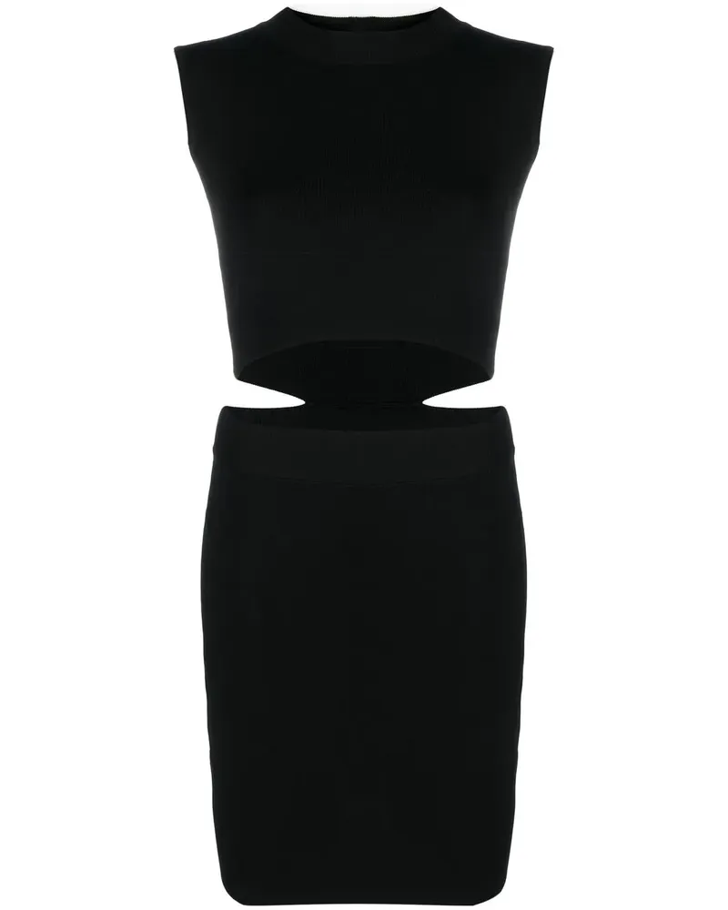 GAUGE81 Midikleid mit Cut-Out - Schwarz Schwarz