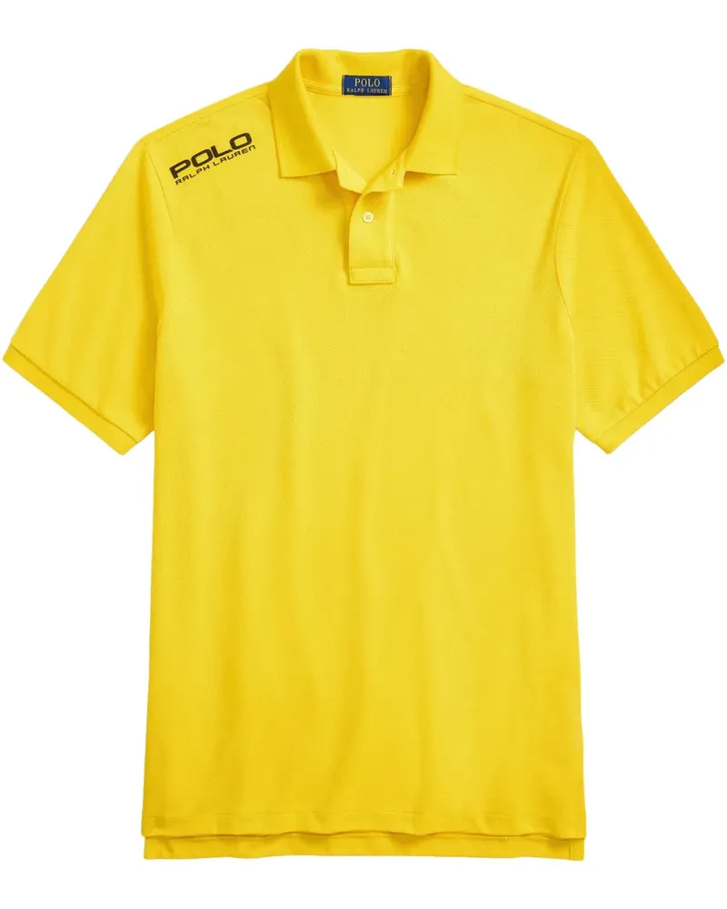 Ralph Lauren Poloshirt mit Logo-Print - Gelb Gelb