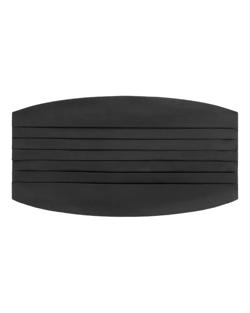 Dolce & Gabbana Kummerbund mit Falten - Schwarz Schwarz