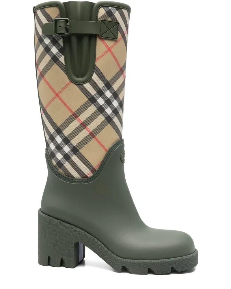 Burberry Marsh Stiefel mit Blockabsatz - Grün Grün