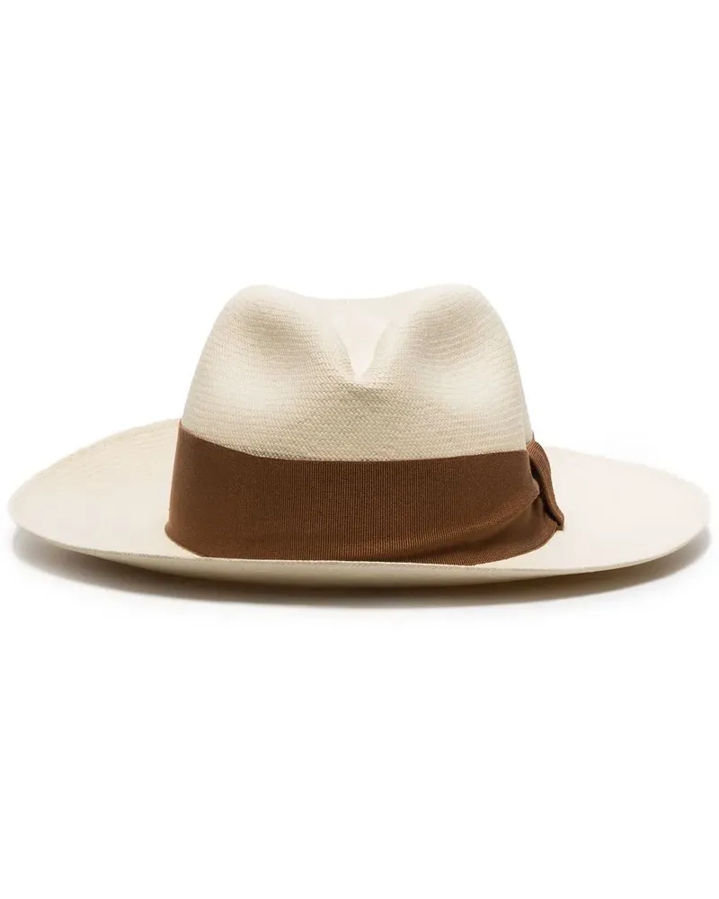 Frescobol Carioca Rafael Fedora mit Zierband - Nude Nude