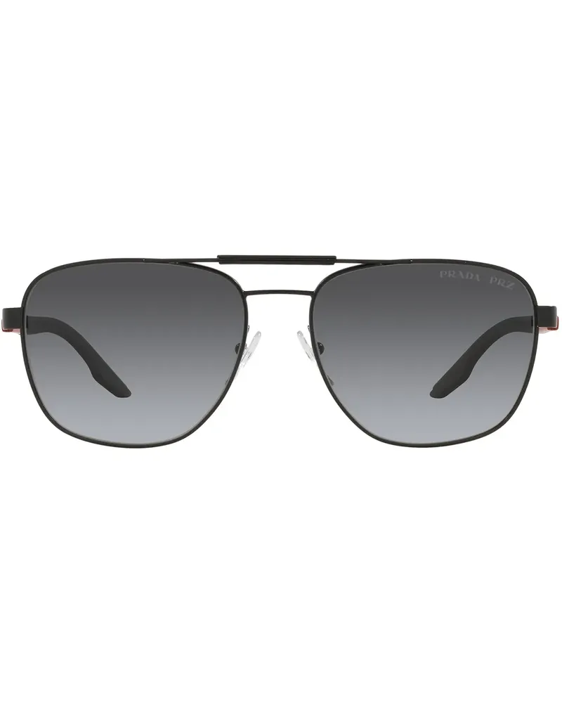 Prada Getönte Pilotenbrille - Schwarz Schwarz