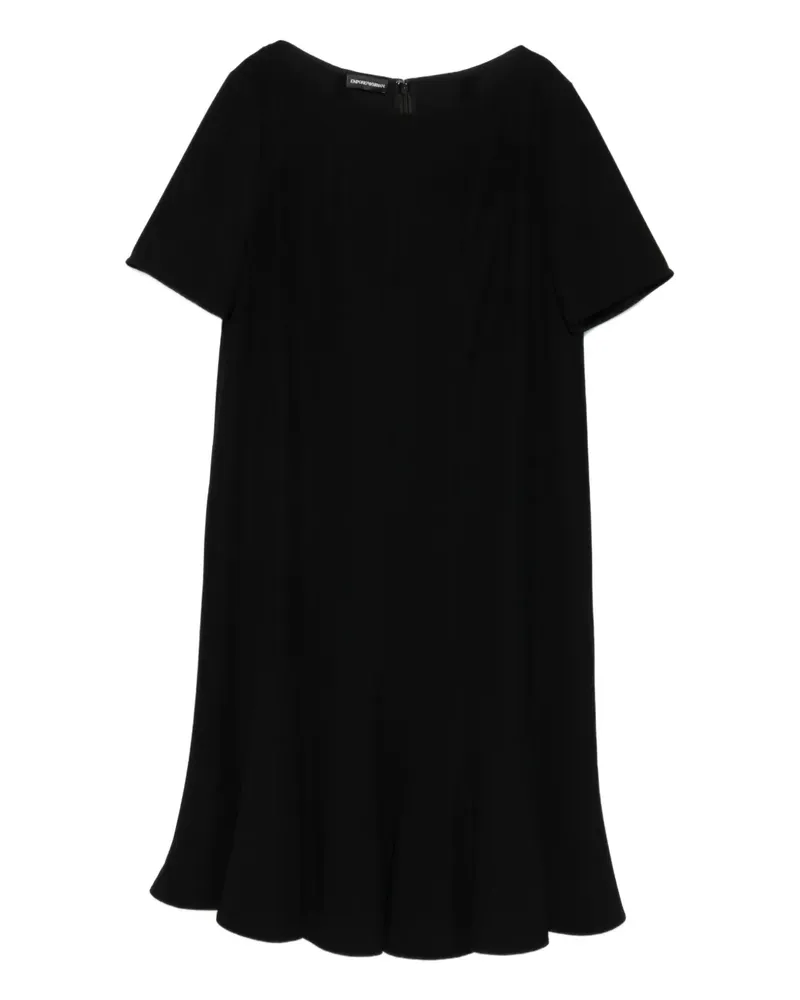 Emporio Armani Ausgestelltes Kleid - Schwarz Schwarz