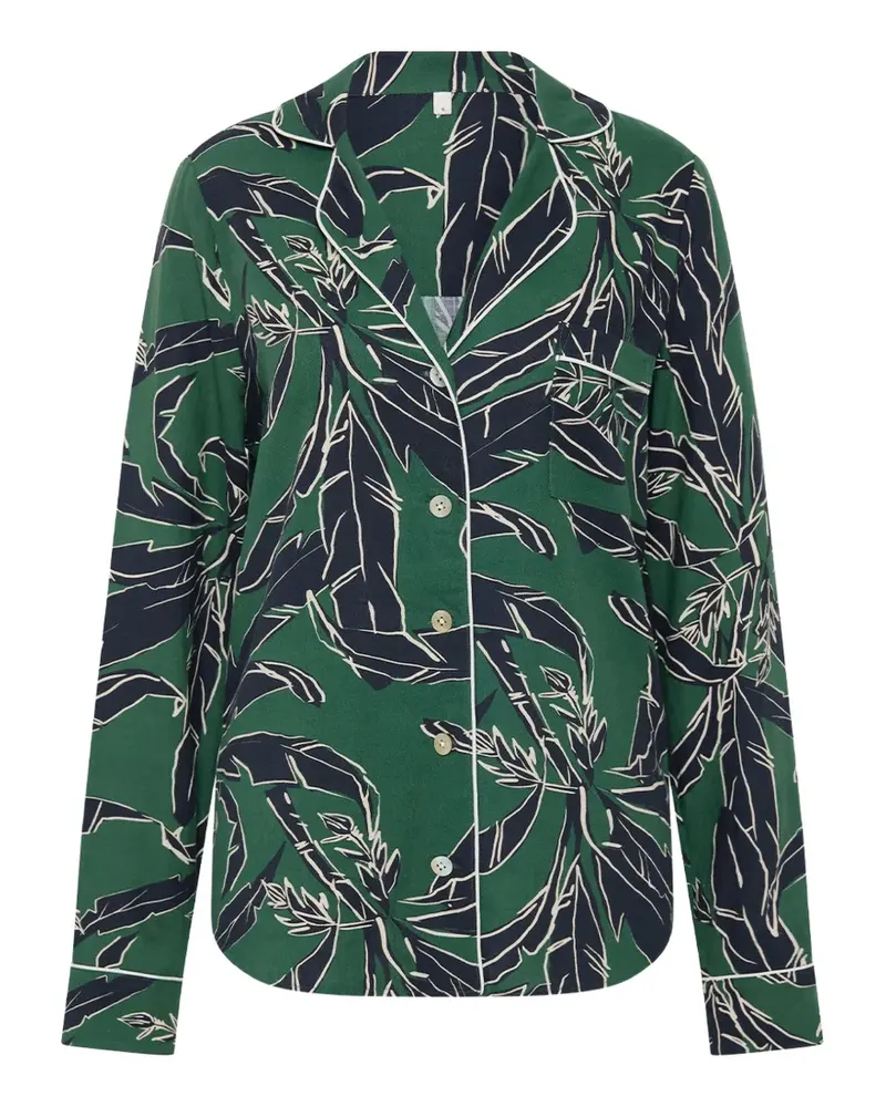 The Upside Hemd mit Blumenprint - Grün Grün