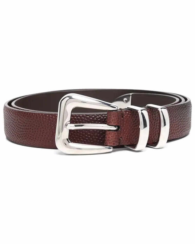 Brunello Cucinelli Klassischer Gürtel - Braun Braun