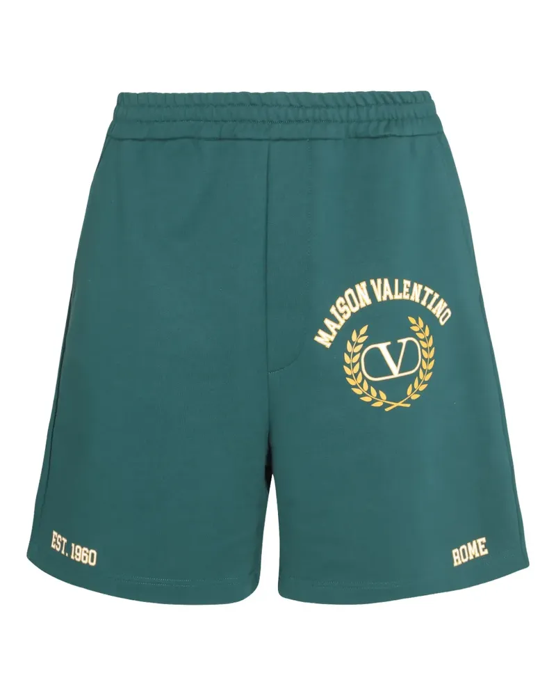 Valentino Garavani Shorts mit VLOGO Signature - Grün Grün