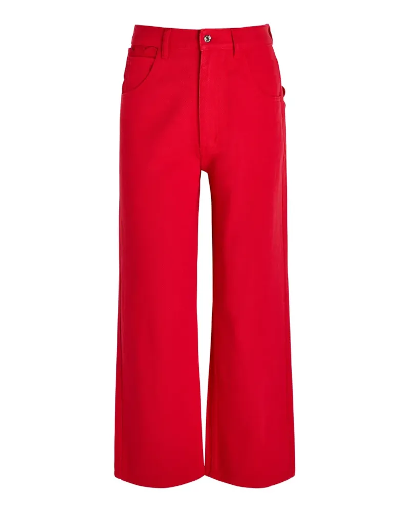 Never Fully Dressed cropped wide-leg jeans - Rot Rot