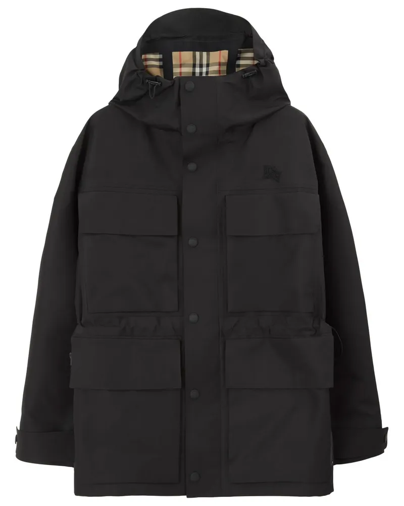 Burberry Parka mit aufgesetzten Taschen - Schwarz Schwarz