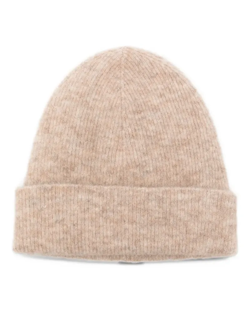 BARENA Gerippte Beanie - Nude Nude