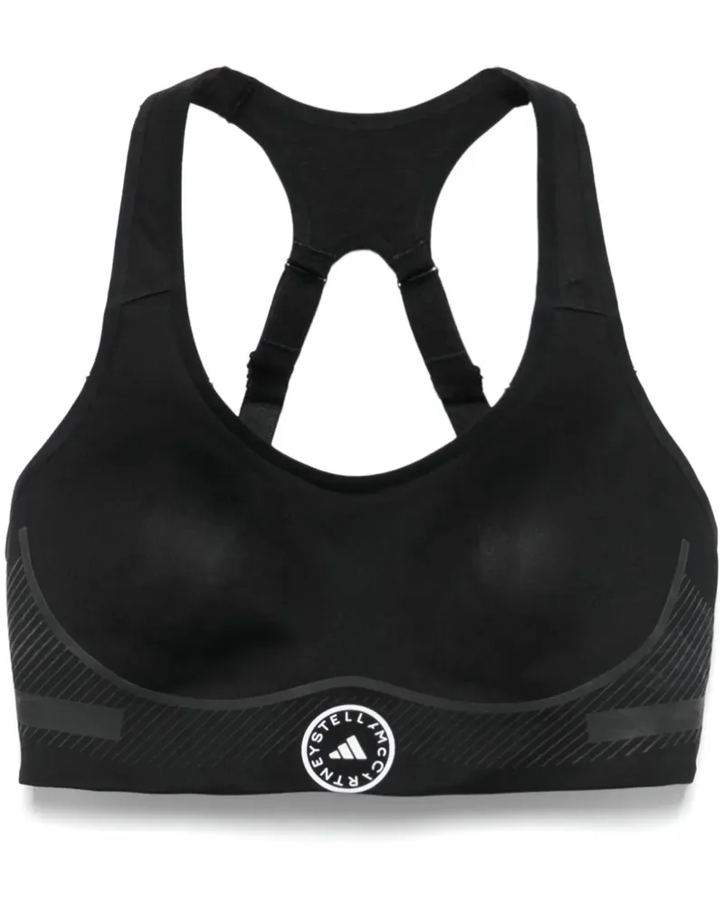 adidas Truepace' Sport-BH - Schwarz Schwarz