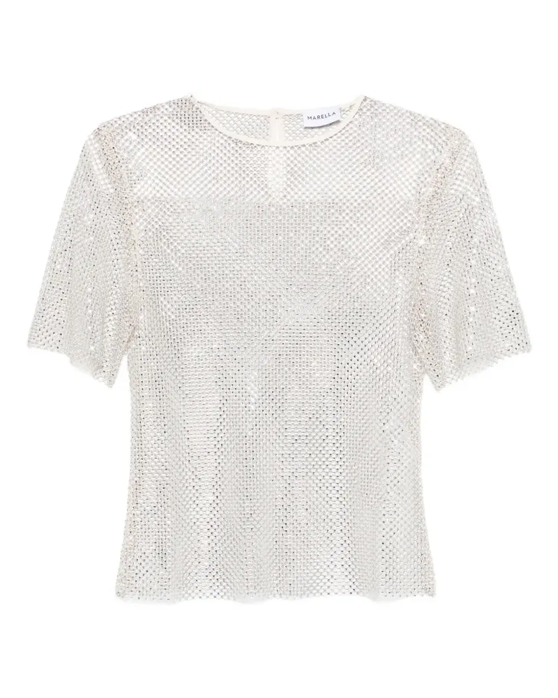 MARELLA Top aus Mesh - Nude Nude