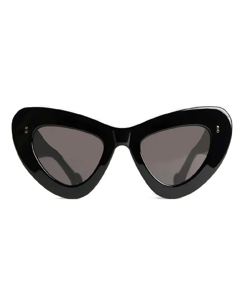 J.W.Anderson Jwa06 Sonnenbrille im Butterfly-Design - Schwarz Schwarz
