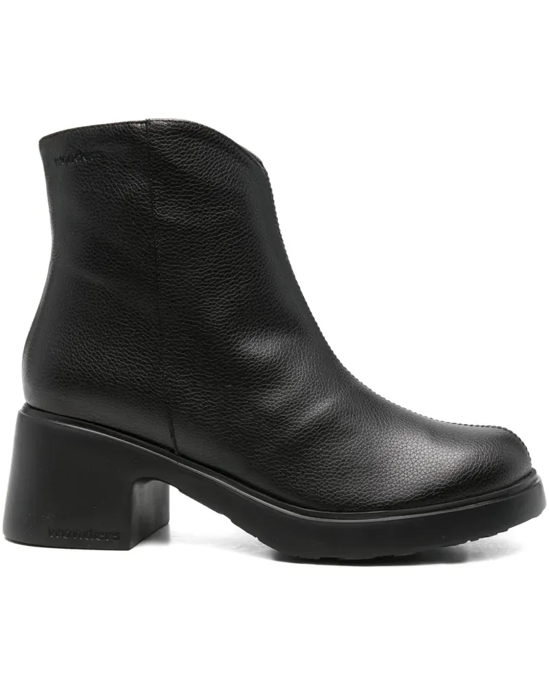 Wonders Flytres Stiefel - Schwarz Schwarz
