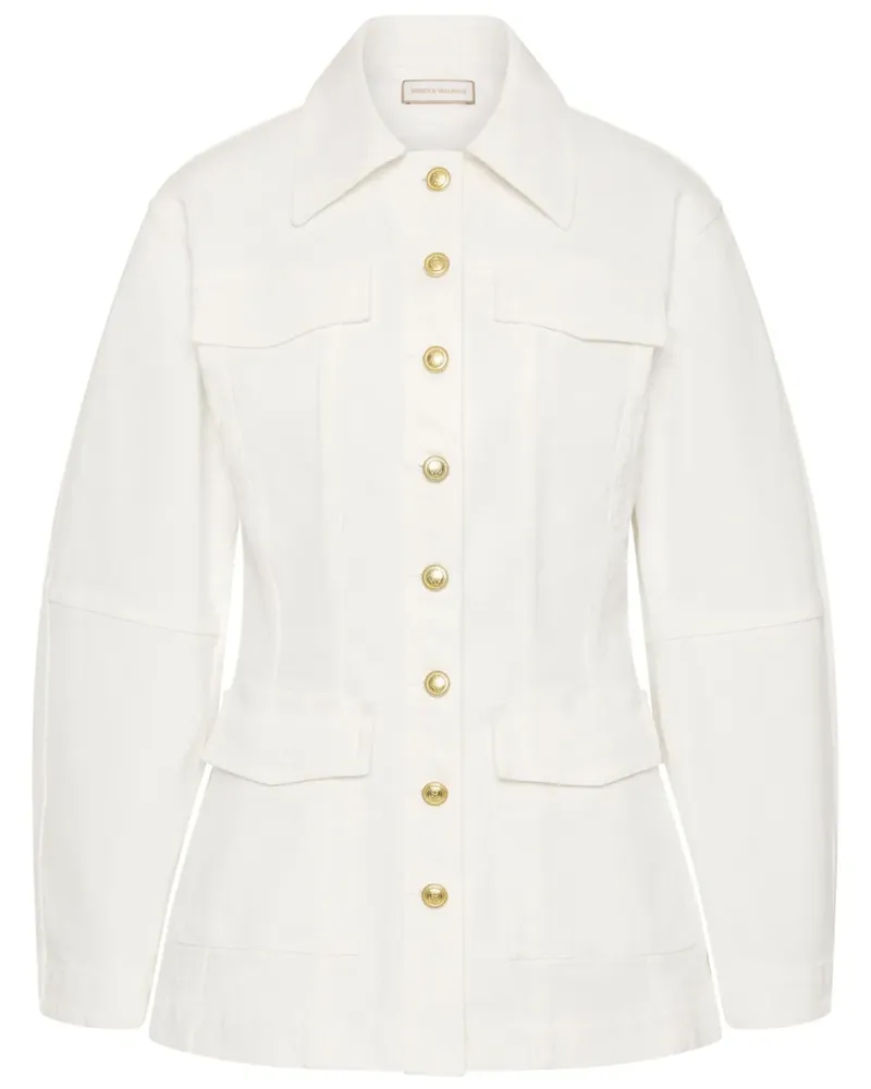 Rebecca Vallance Aviator Jacke - Weiß Weiß