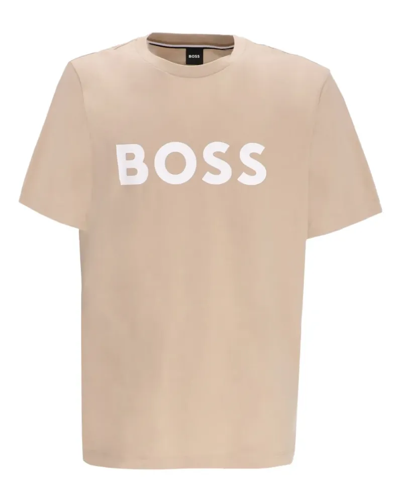 HUGO BOSS T-Shirt mit Logo-Print - Nude Nude