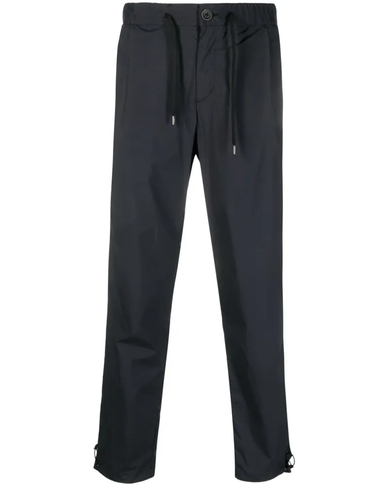 Herno Tapered-Hose mit Kordelzug - Blau Blau