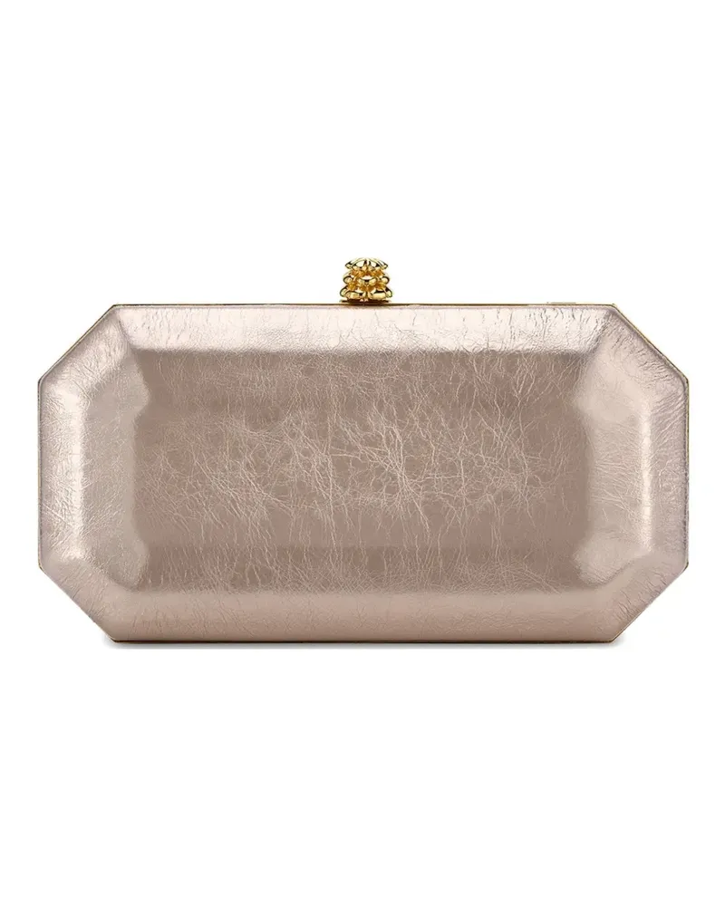 Tyler Ellis small Perry clutch bag - Nude Nude