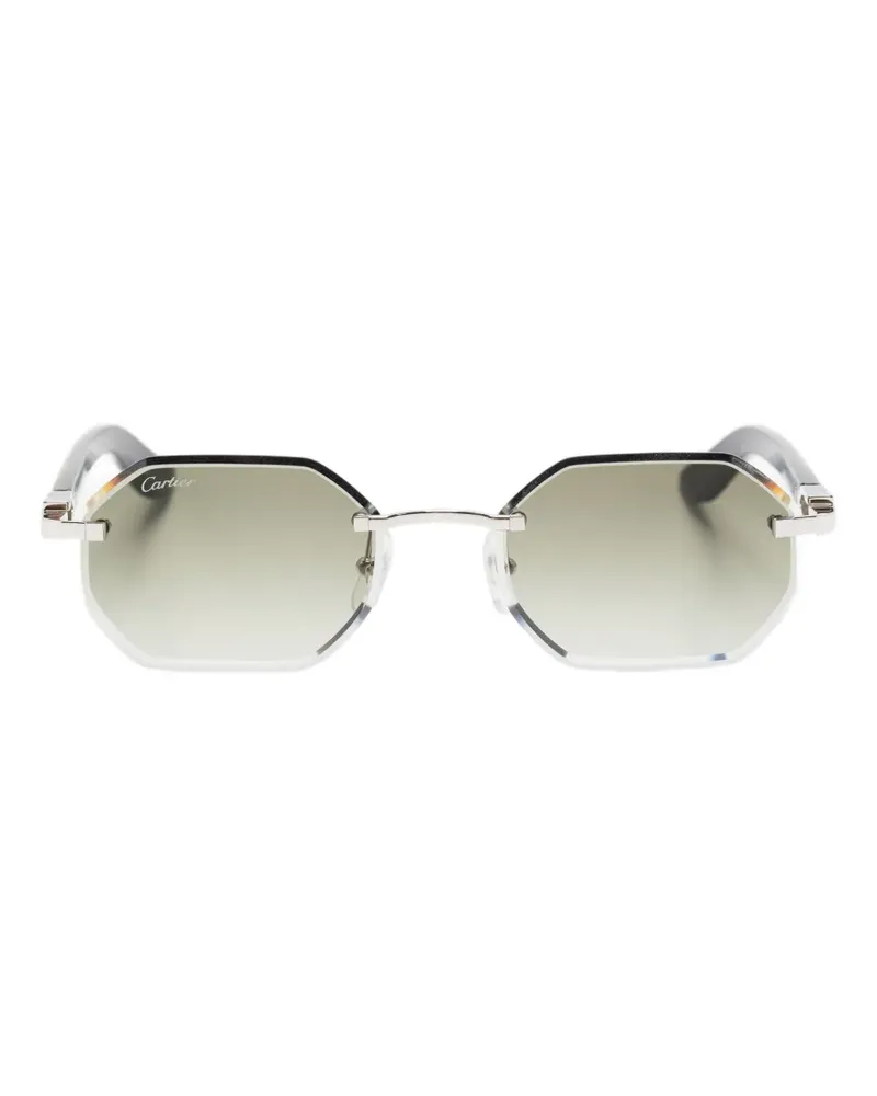 Cartier C Décor sunglasses - Silber Silber