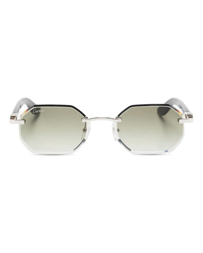 Cartier C Décor Sonnenbrille - Silber Silber