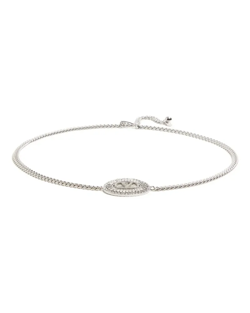 Valentino Garavani VLogo Signature Gürtel - Silber Silber
