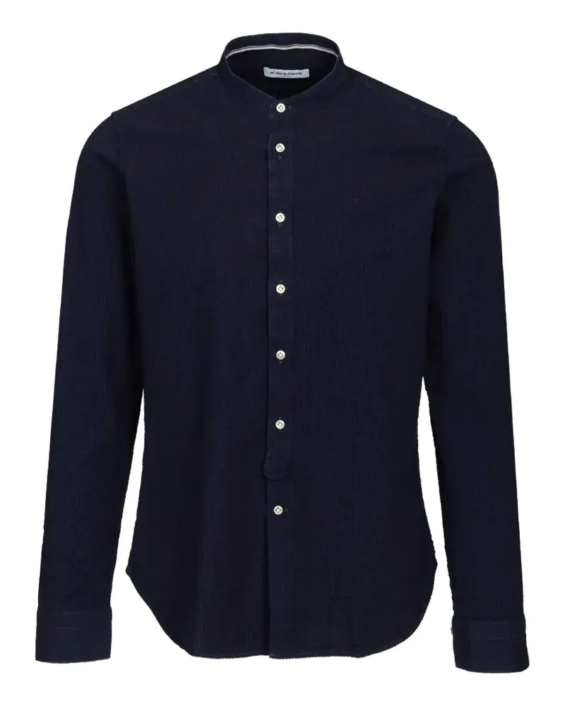 Al Duca D’Aosta 1902 Klassisches Hemd - Blau Blau