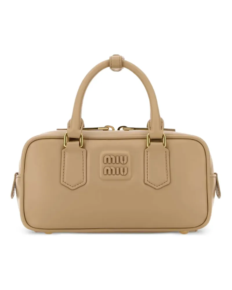 Miu Miu Klassischer Shopper - Nude Nude