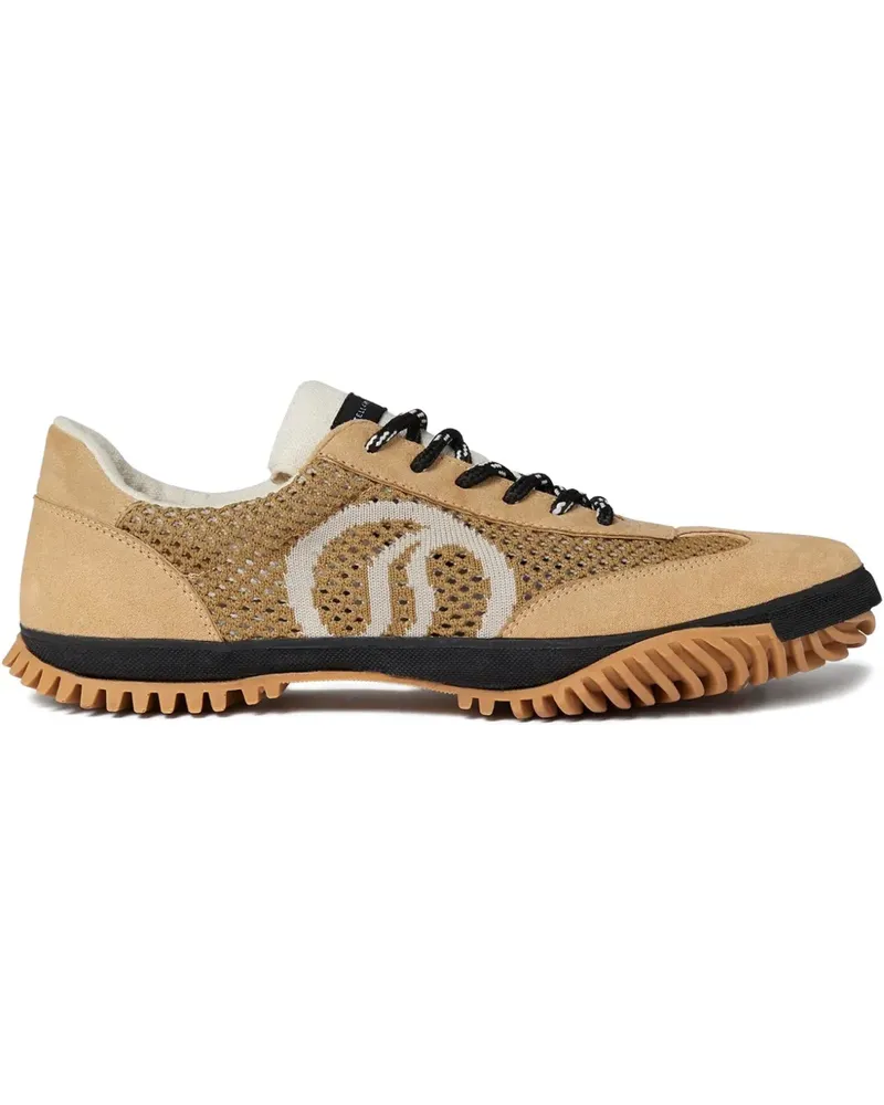 Stella McCartney mesh-panelled sneakers - Braun Braun