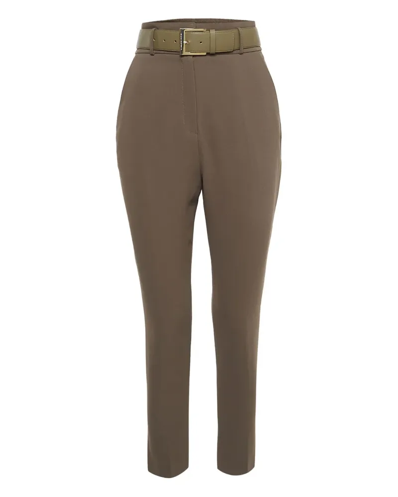Elisabetta Franchi Pre-owned Hose mit Gürtel - Braun Braun