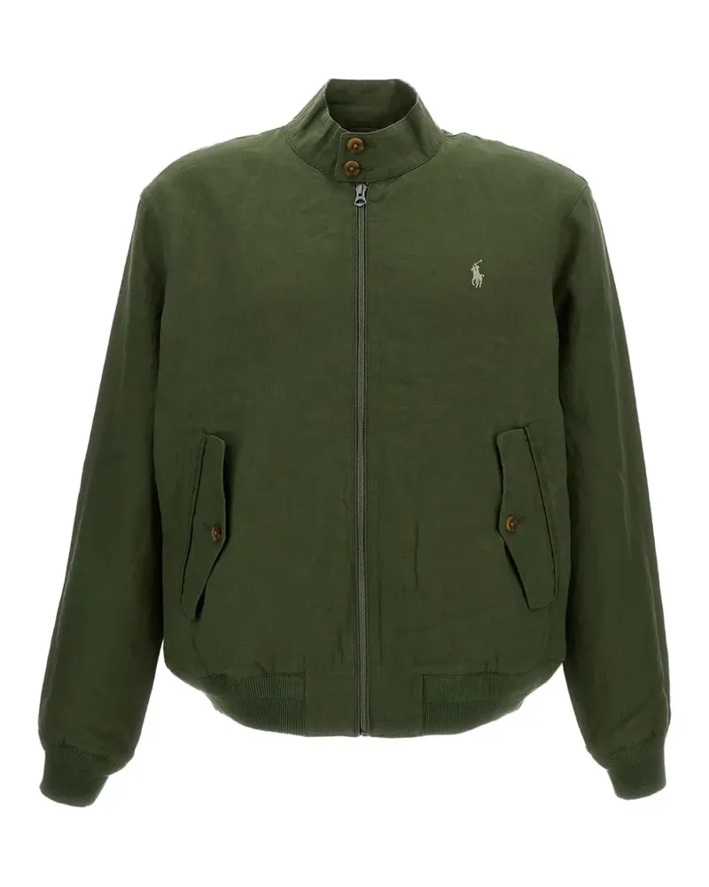 Ralph Lauren Bedford zip-up linen jacket - Grün Grün