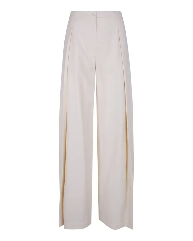 Emporio Armani pocket wide-leg trousers - Nude Nude