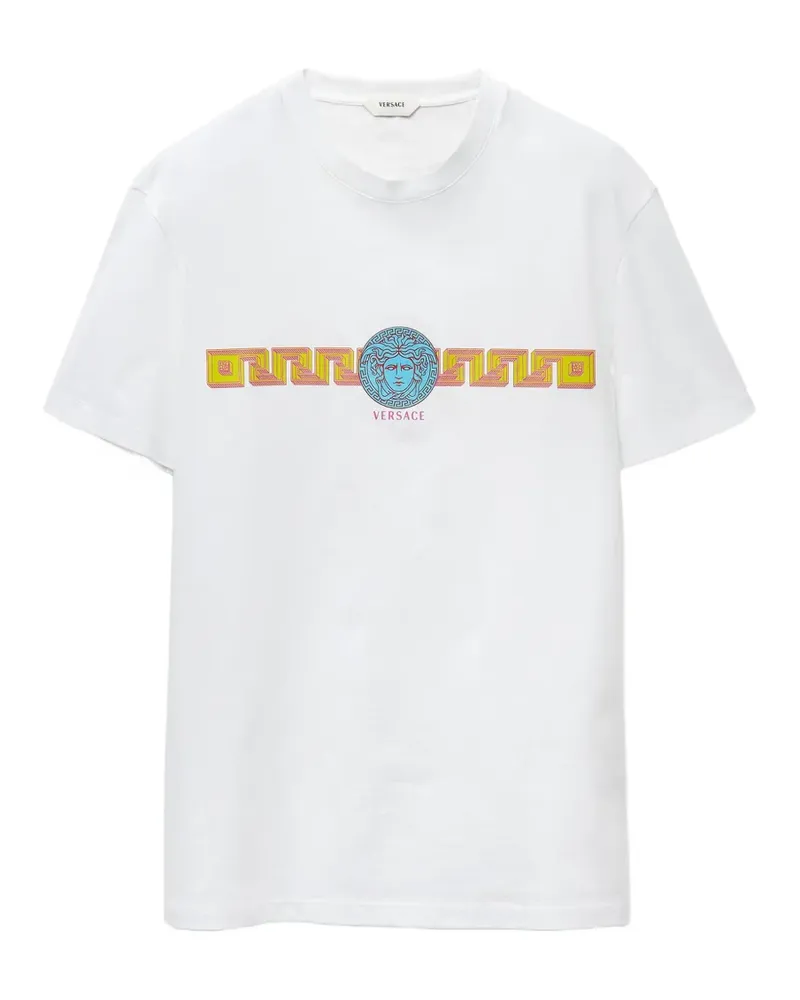 Versace T-Shirt mit Print - Weiß Weiß