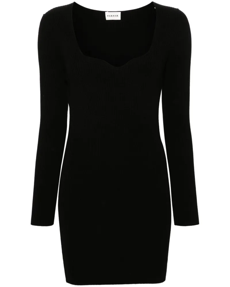 P.A.R.O.S.H. P.A.R.O H. Romy Minikleid - Schwarz Schwarz