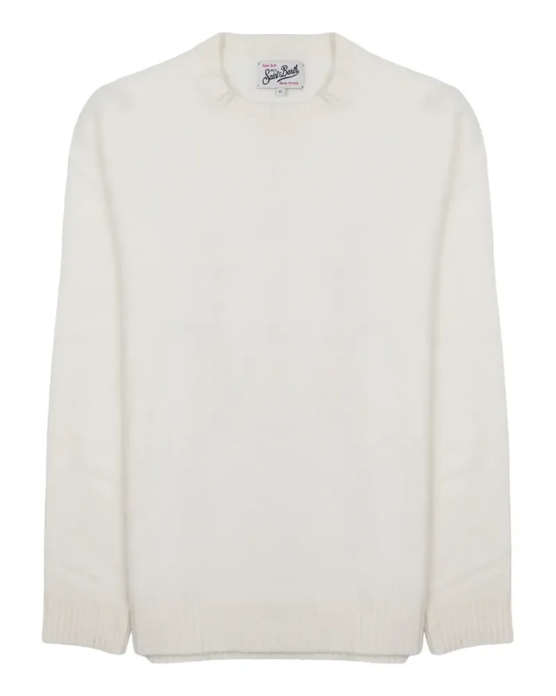 MC2 Saint Barth crew-neck ribbed-trim sweatshirt - Weiß Weiß