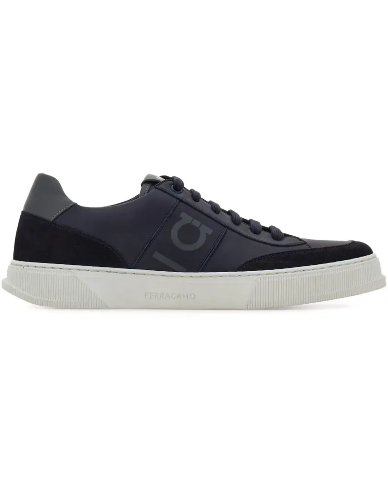 Ferragamo Alaska Gancio Sneakers mit Wildledereinsätzen - Blau Blau