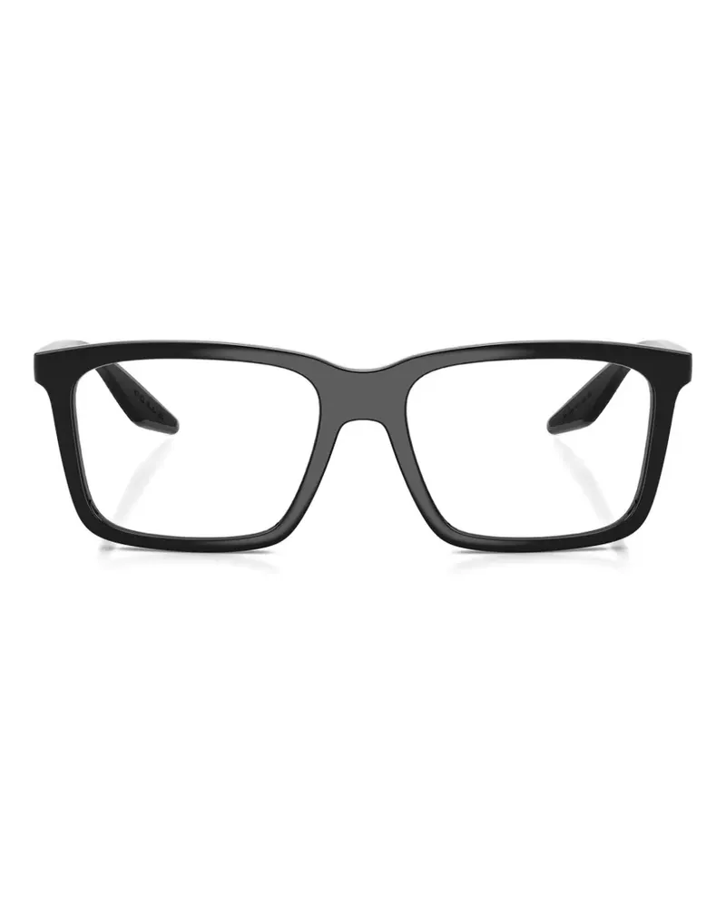 Prada rectangle-frame glasses - Schwarz Schwarz