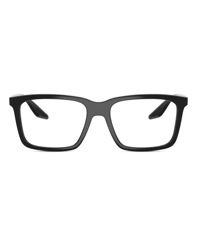Prada rectangle-frame glasses - Schwarz Schwarz