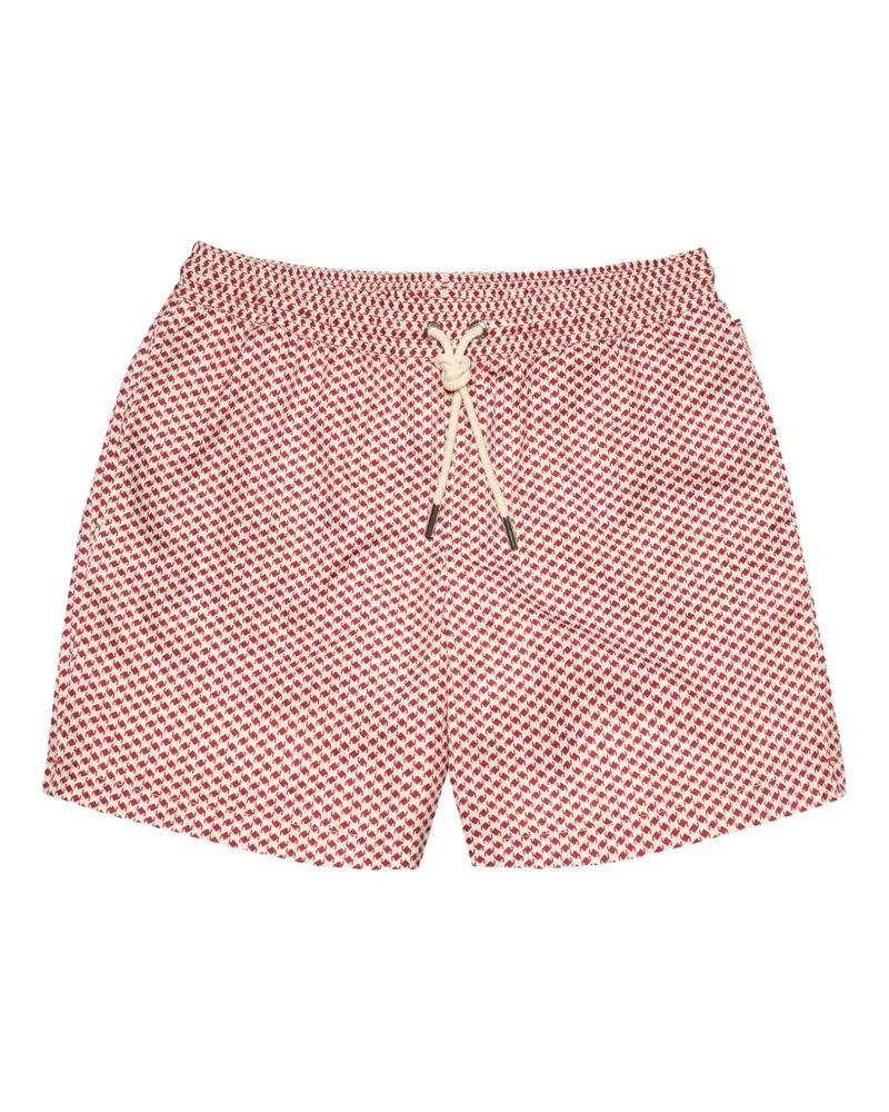 Orlebar Brown Boxer patterned swim shorts - Rot Rot