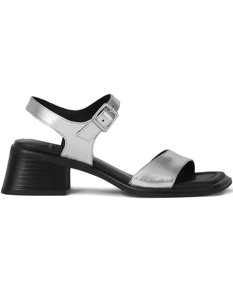 Vagabond Ines Sandalen mit Knöchelriemen 53mm - Silber Silber