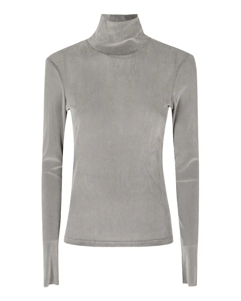 TELA Pullover mit Stehkragen - Grau Grau