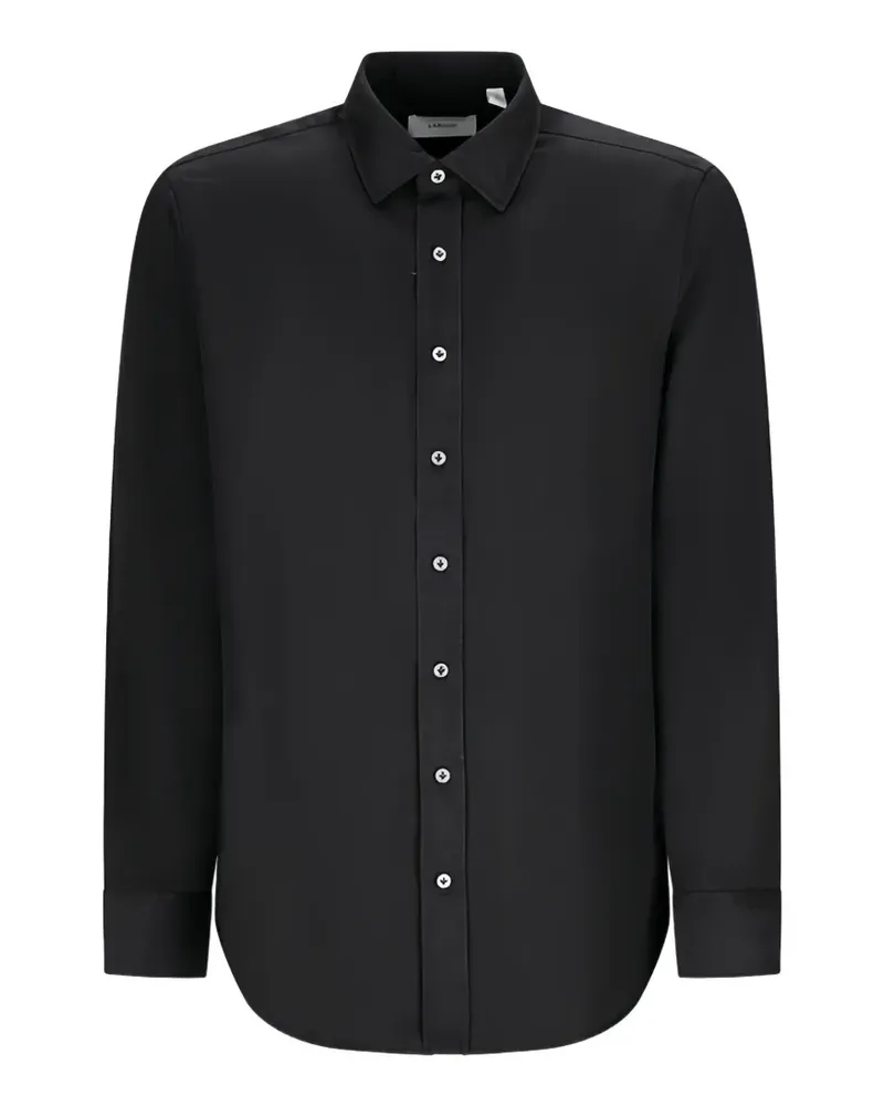 LARDINI Klassisches Hemd - Schwarz Schwarz