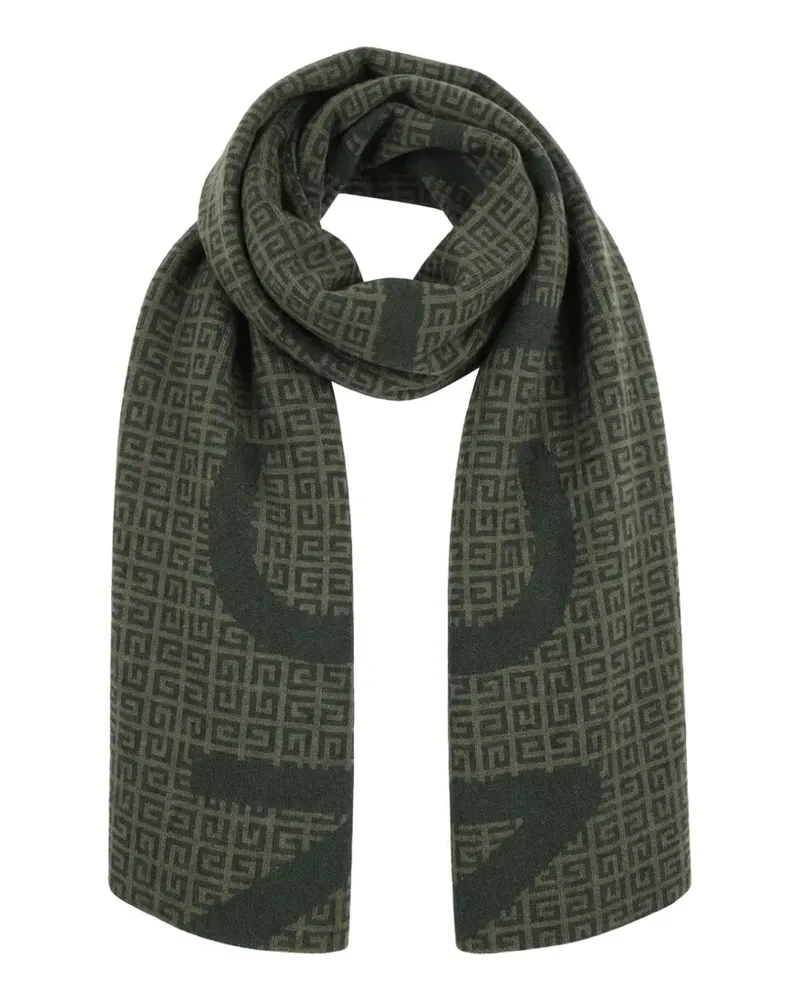 Givenchy 4G logo-jacquard scarf - Grün Grün