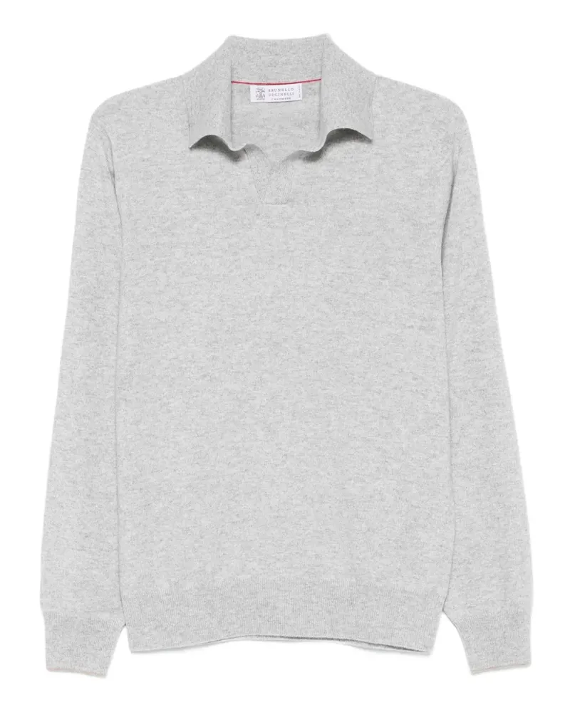 Brunello Cucinelli Langärmeliger Pullover - Grau Grau