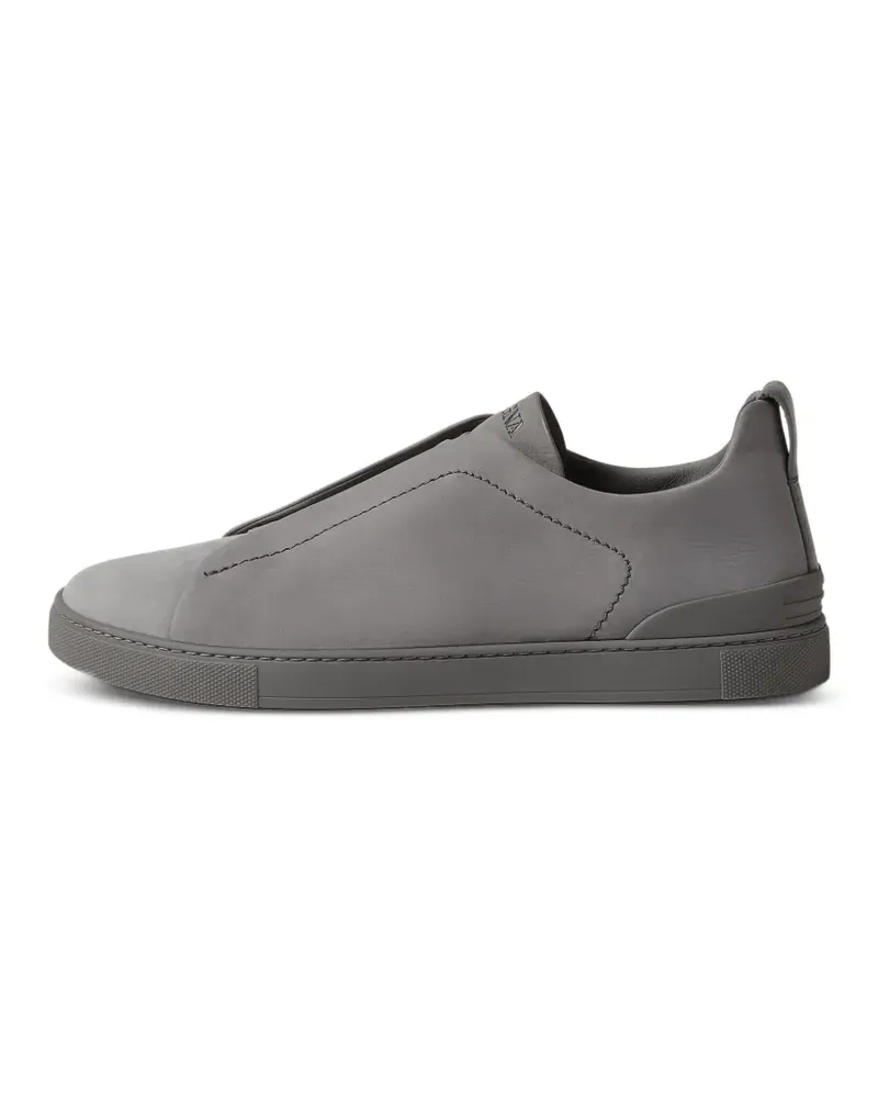Ermenegildo Zegna Mélange Second Skin Sneakers - Grau Grau