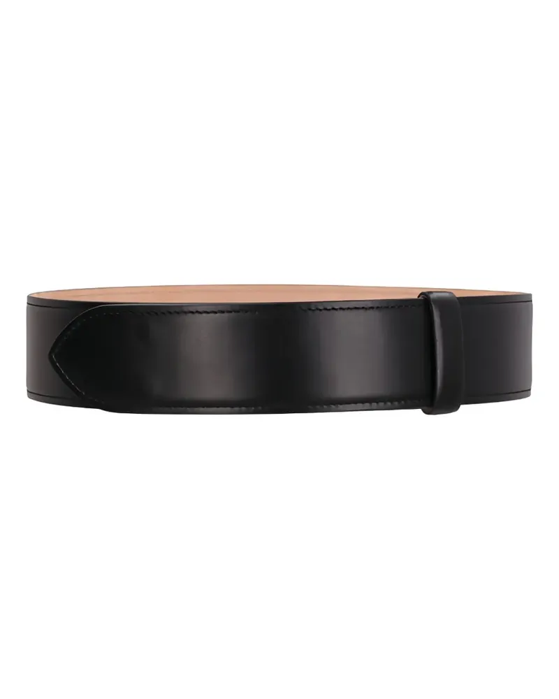 KHAITE leather waist belt - Schwarz Schwarz