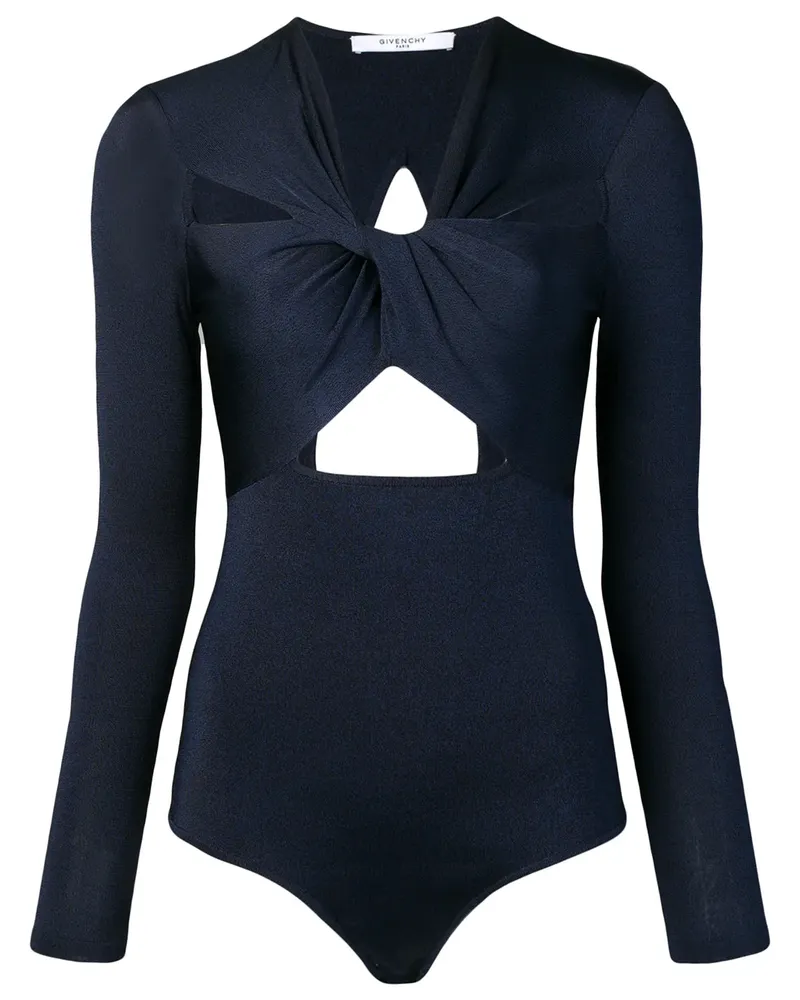Givenchy Gewickelter Body - Blau Blau
